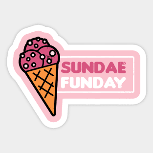 Sundae Funday Sticker